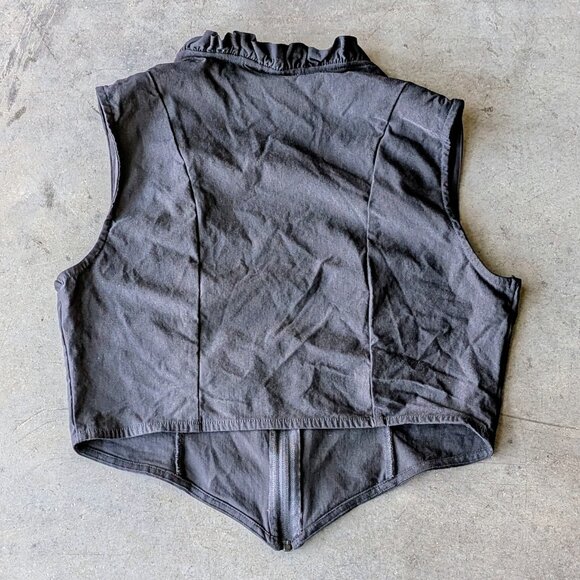 Killstar Isobella Corset Top Black Gothic Underbust Corset size XXL - Picture 10 of 10